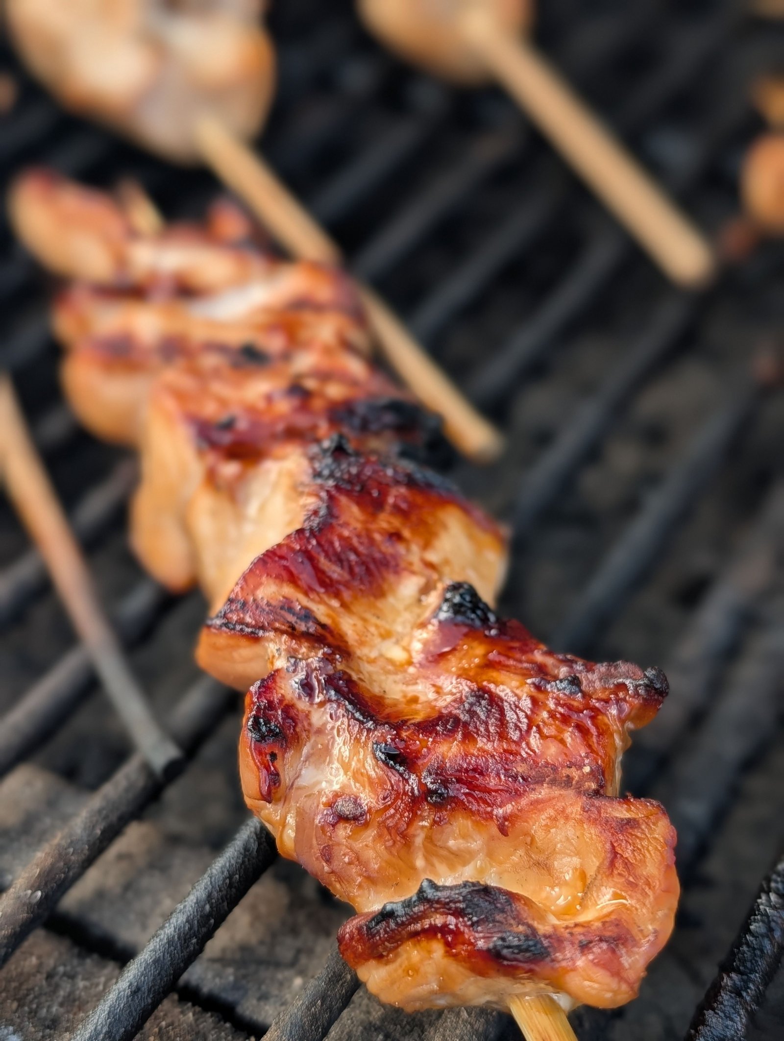 Flame-grilled seekh kebab skewers